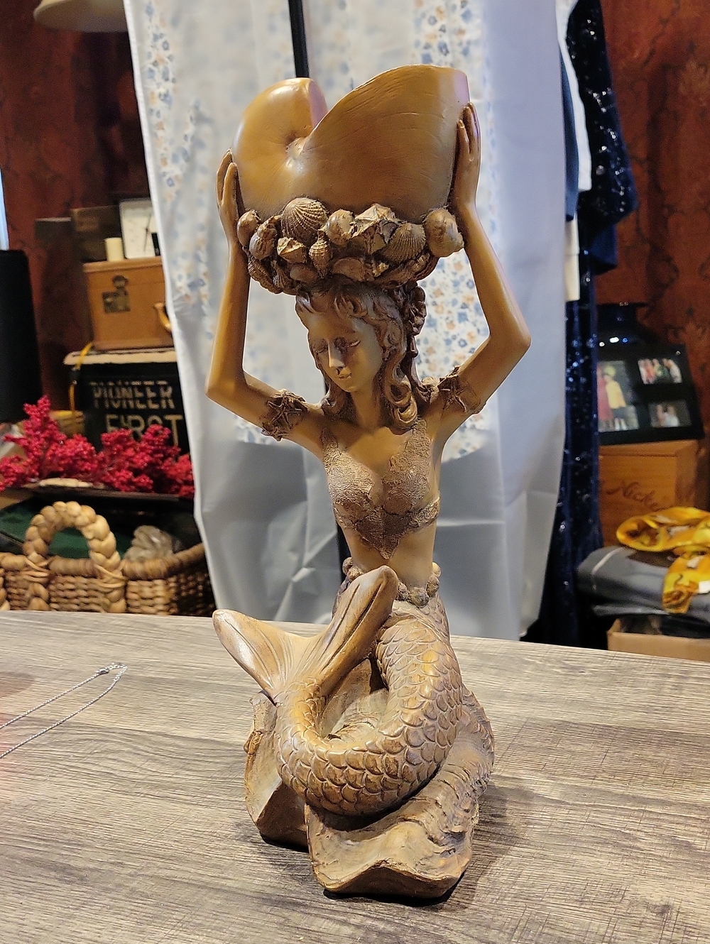 Mermaid Tealight Holder,NWT,Gorgeous! Large & Never Used